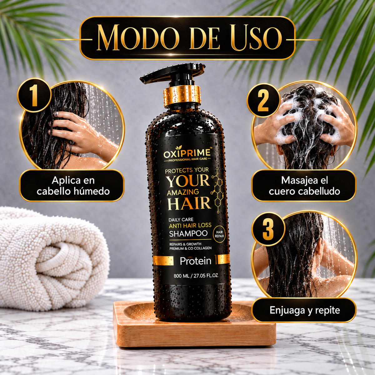 Shampoo Anticaída  botanico 800 ml
